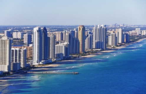 Downtown waterfront buildings. Photographer: fotog