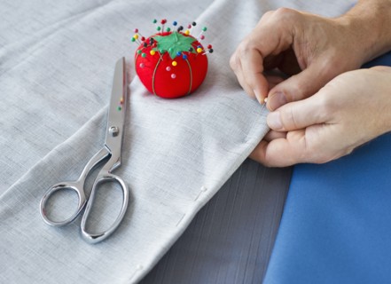 Sewing.