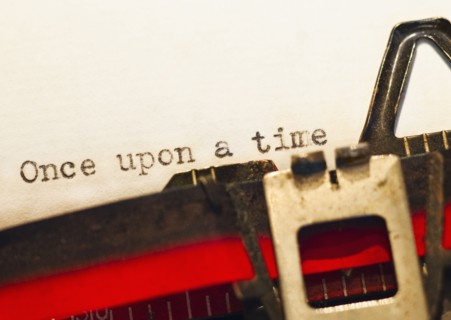 Old fashioned typewriter.