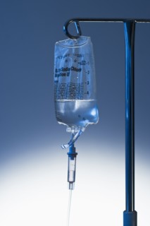Intravenous bag.