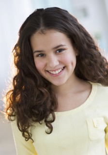 Portrait of a young girl.