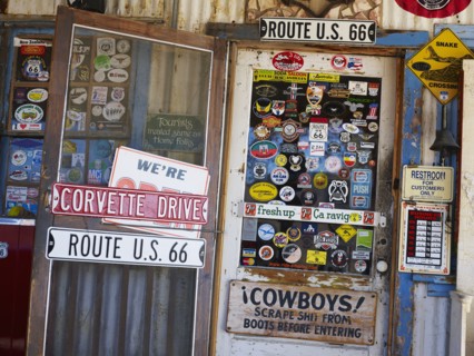 Store on Route 66. Photographe : John Kelly