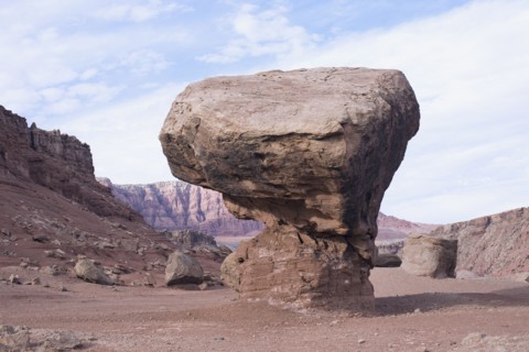 Rock formation in Arizona desert. Photographe : David Engelhardt