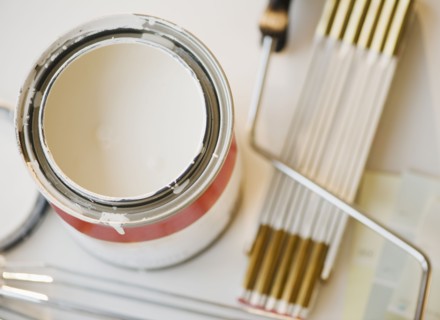 Paint supplies. Photographe : Jamie Grill