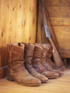 Cowboy boots. Photographe : John Kelly