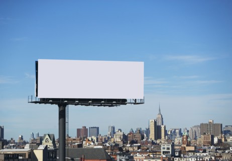 Blank billboard. Photographe : fotog