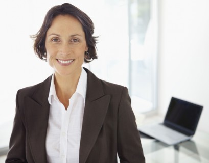 Portrait of a businesswoman. Photographe : momentimages