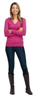 Portrait of a stylish young woman. Photographe : momentimages