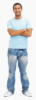 Portrait of a young man. Photographe : momentimages