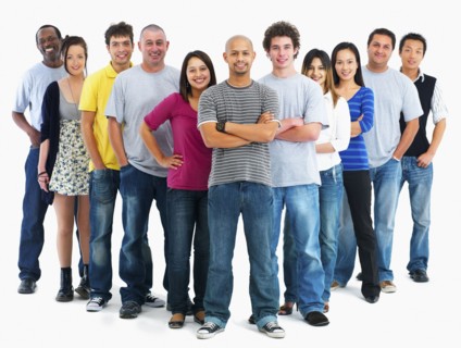 Group of people. Photographe : momentimages
