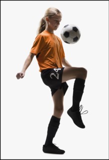 Soccer player. Photographe : Mike Kemp