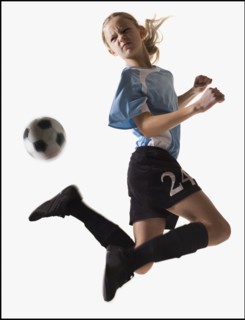 Soccer player. Photographe : Mike Kemp