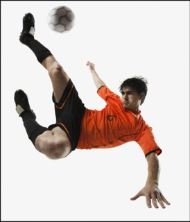 Soccer player. Photographe : Mike Kemp