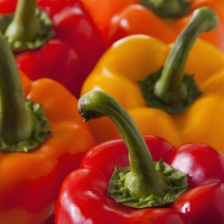 Bell peppers. Photographe : Mike Kemp