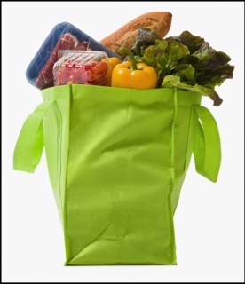 Full grocery bag. Photographe : Mike Kemp
