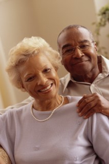 Portrait of an elderly couple. Photographe : Rob Lewine