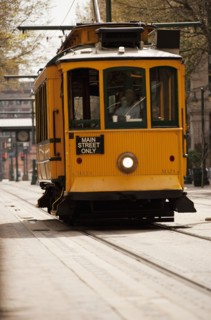 Street car in Memphis.