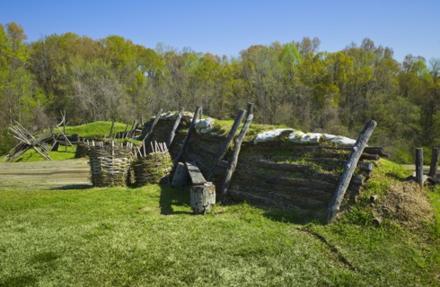 Defenses at Vicksburg National Military Park.
