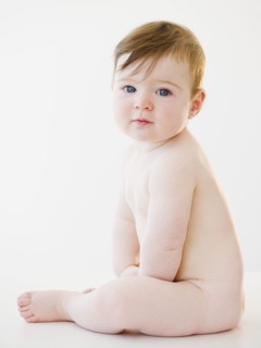 Naked baby. Photo : Jamie Grill