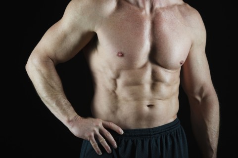 Shirtless muscular man. Photo : Daniel Grill