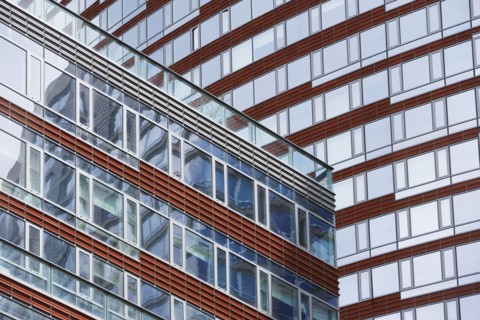 Exterior of high-rise buildings. Photo : fotog