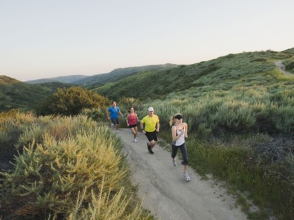 Trail runners.