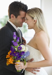 Bride and groom.