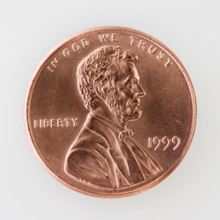 One penny.