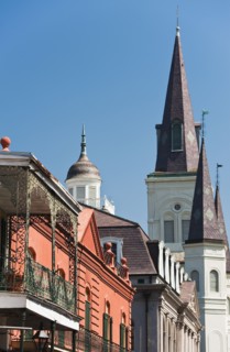 Buildings in New Orleans.