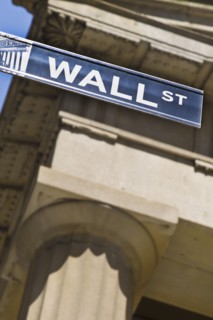 Wall Street sign.