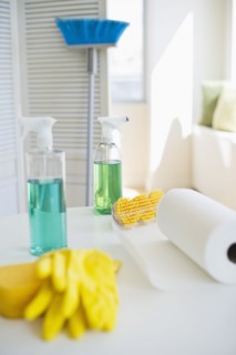 Cleaning supplies.