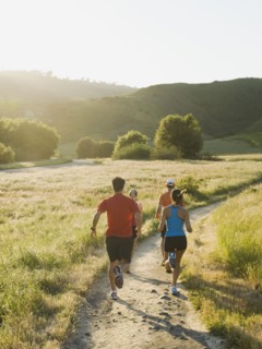Trail runners.