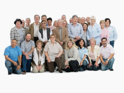 A group of people. Photo : momentimages