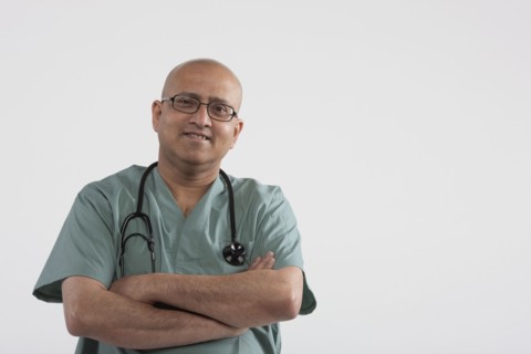 Portrait of a doctor. Photo : Dan Bannister
