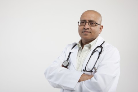 Portrait of a doctor. Photo : Dan Bannister