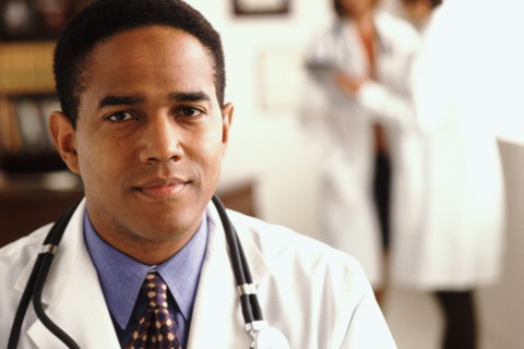 Portrait of a doctor. Photo : Rob Lewine