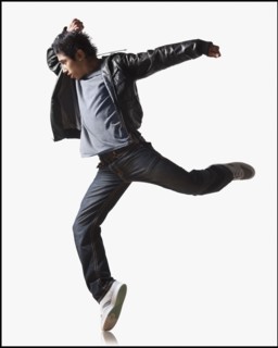 Male hip hop dancer. Photo : Mike Kemp