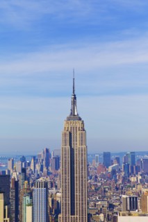 New York City skyline.