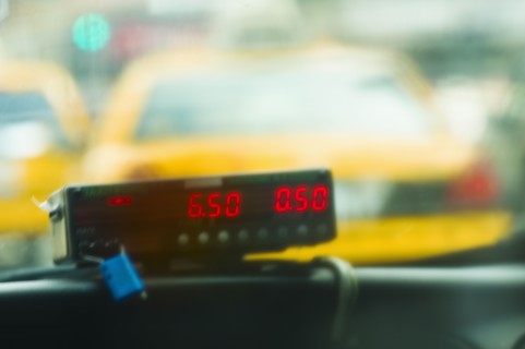 Taxi meter.
