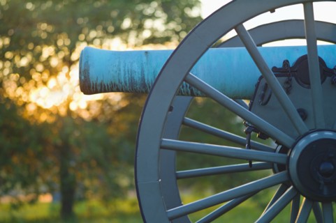 Civil war cannon.