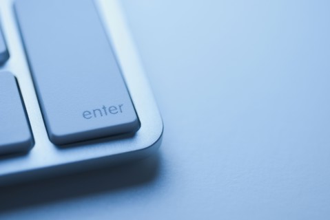 Enter key on keyboard. Photo : Antonio M. Rosario