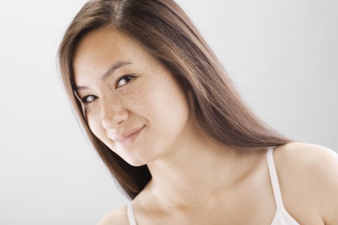 Pretty brunette woman. Photo. FBP