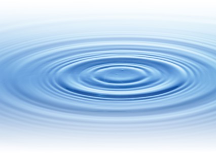 Ripples in water. Photo : David Arky
