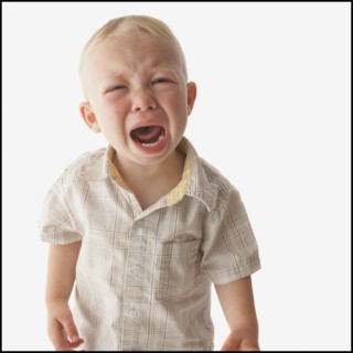Crying toddler. Photo : Mike Kemp