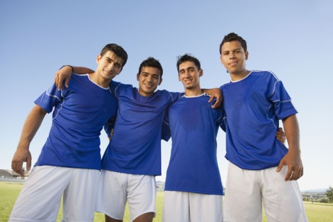 Football players. Photo. Mike Kemp