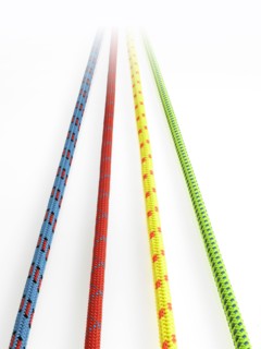 Colorful rope. Photo : David Arky