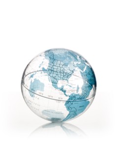 Clear globe. Photo : David Arky