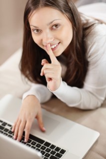 Woman browsing the internet. Photo. momentimages