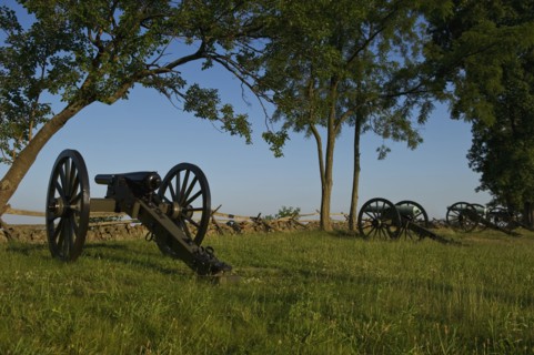 Civil war cannons. Photo : Daniel Grill