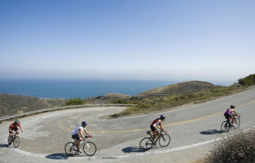 Cyclists in Malibu. Photo. Erik Isakson
